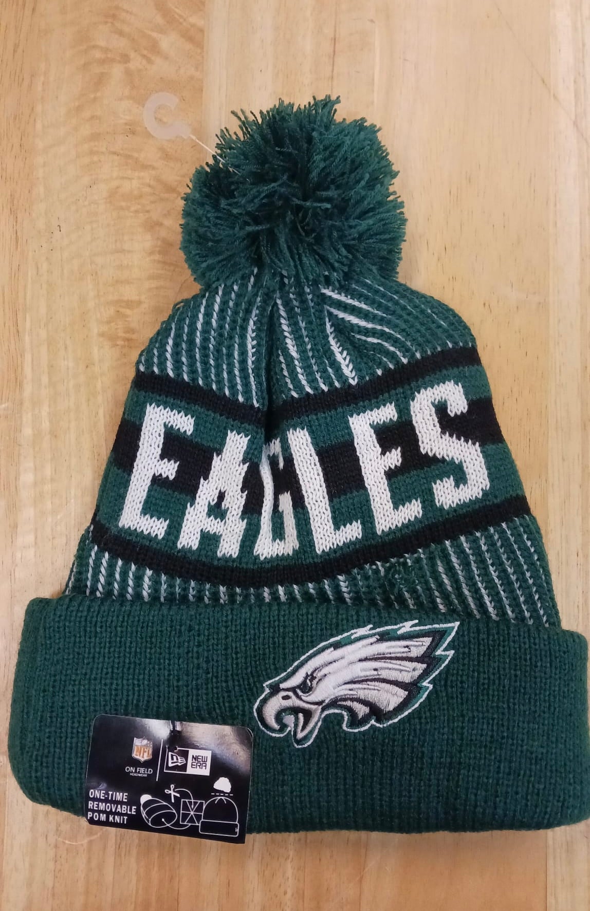 Philadelphia Eagles NFL New Era winter knit Hat with Pom product image 1