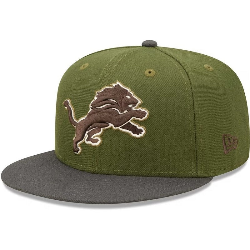 Detroit Lions New Era NFL Hat flat brim adjustable product image 1