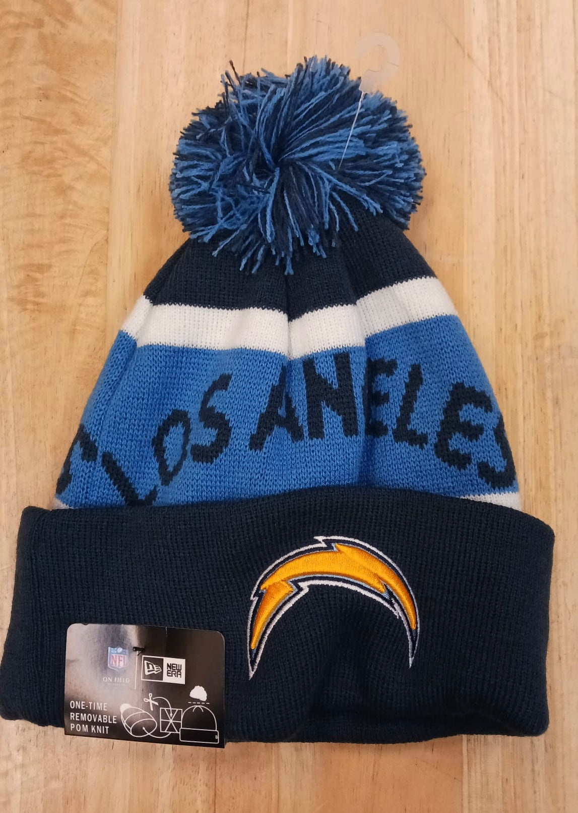 Los Angeles Chargers NFL New Era winter Hat with Pom product image 1