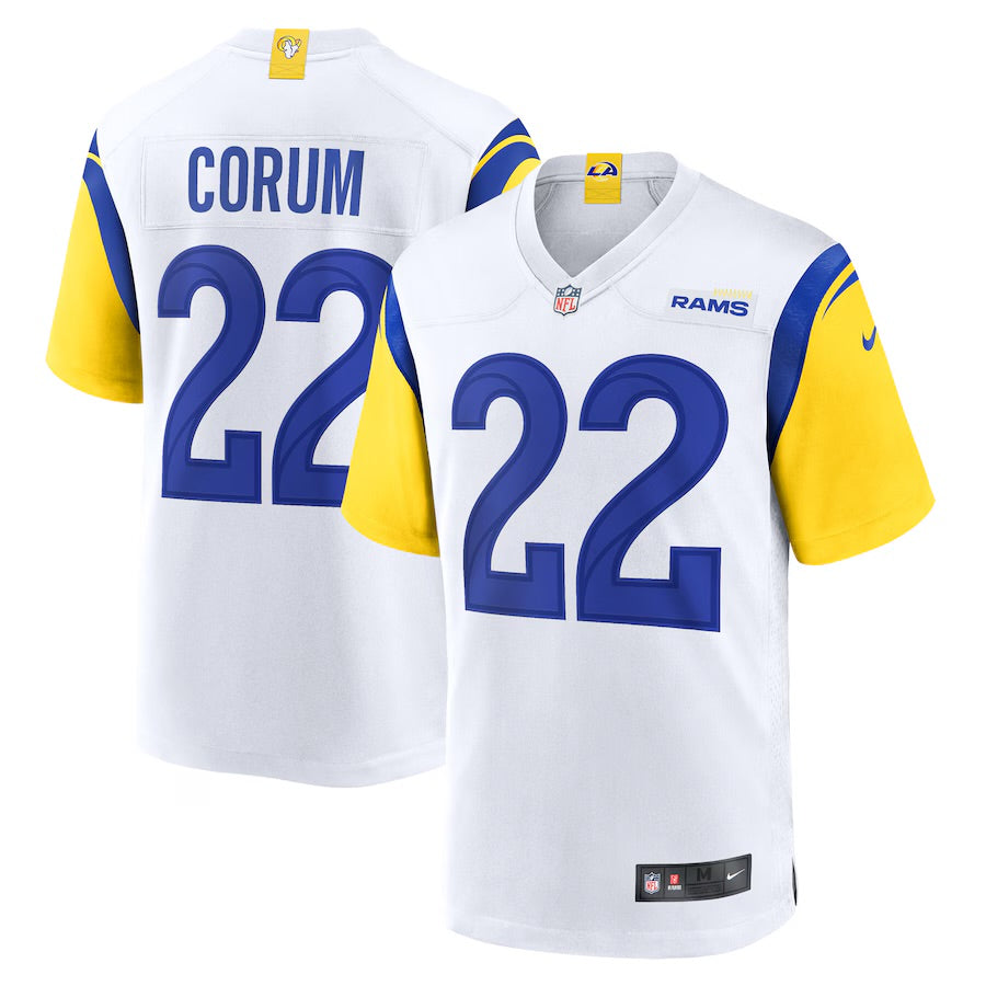 Blake Corum Los Angeles Rams Official NFL NIKE Jersey white product image 1