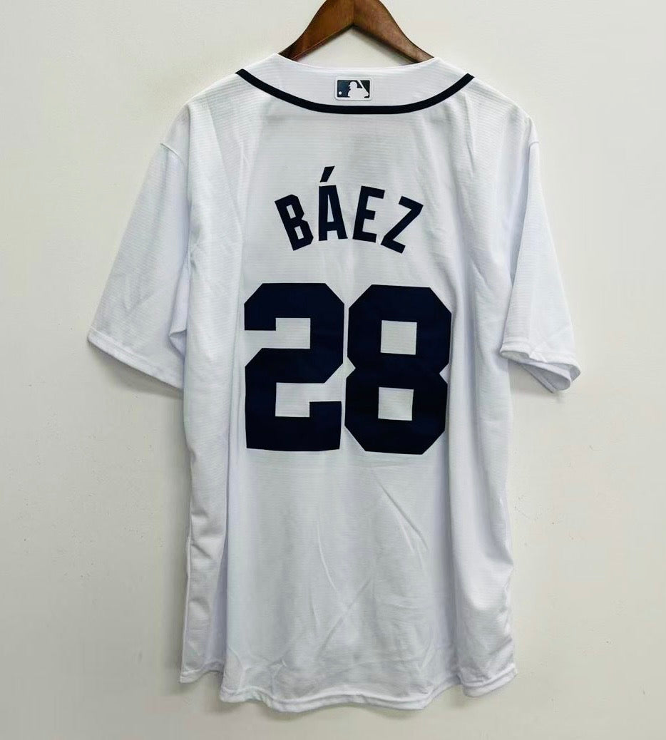 Javier Báez Detroit Tigers Official MLB Nike Jersey white product image 2