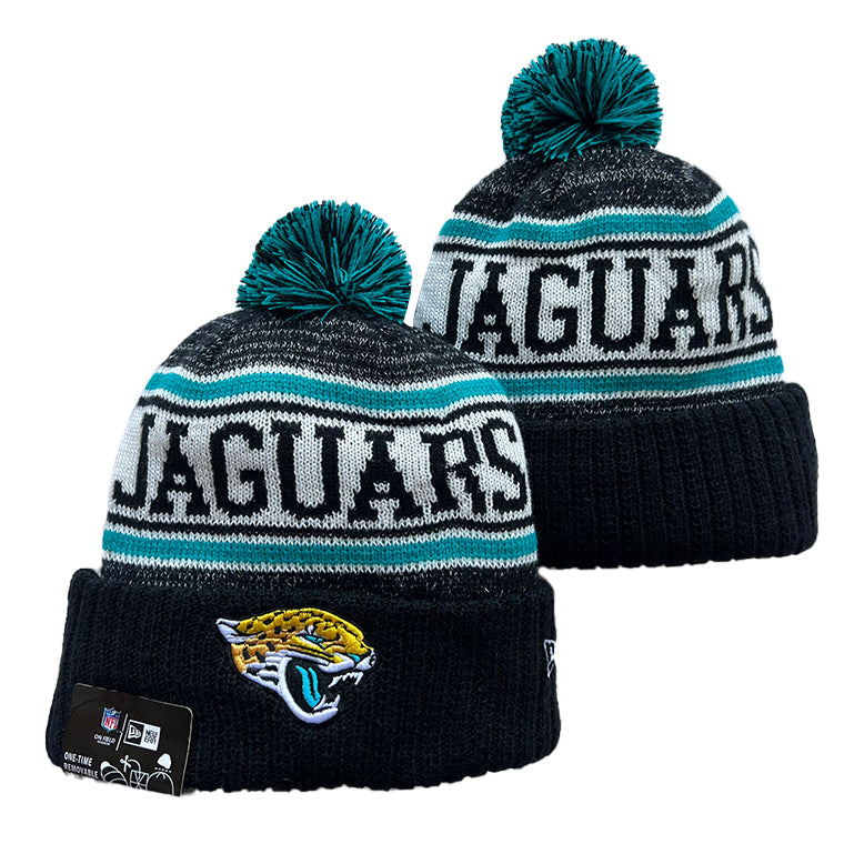Jacksonville Jaguars NFL New Era winter knit Hat with Pom product image 1