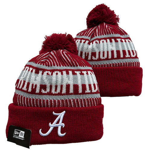 Alabama Crimson Tide NCAA New Era winter Hat with Pom product image 1