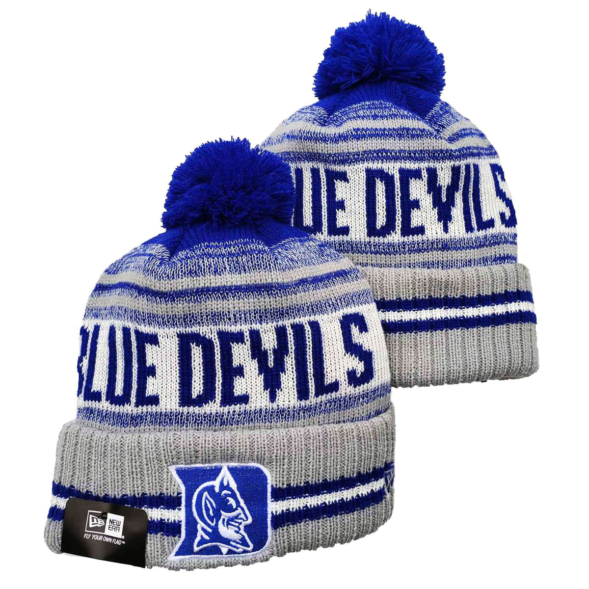 Duke Blue Devils NCAA New Era winter Hat with Pom product image 1