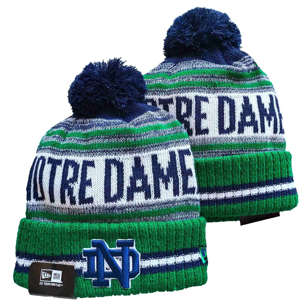 Notre Dame Fighting Irish NCAA New Era winter Hat with Pom product image 1