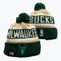 Milwaukee Bucks NBA New Era winter Hat with Pom product image 1