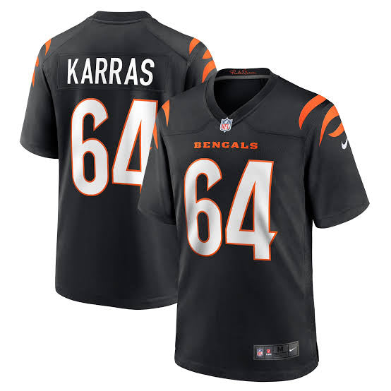 Ted Karras Cincinnati Bengals NFL Jersey Black Nike product image 1