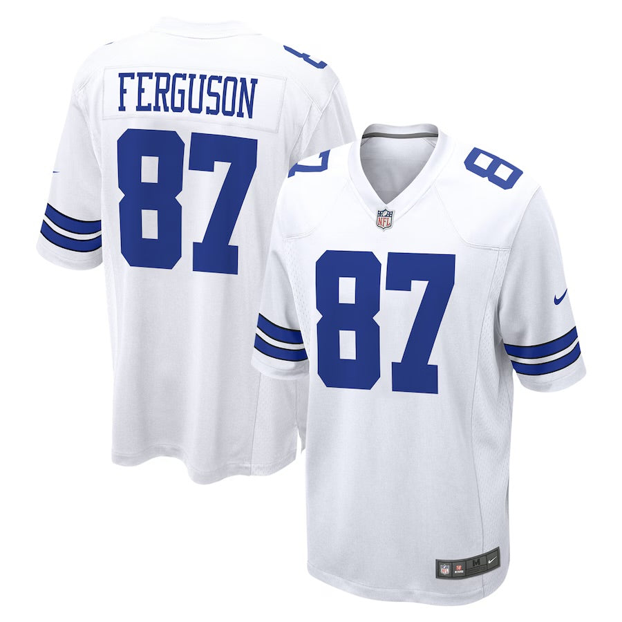 Jake Ferguson Dallas Cowboys Official NFL Nike Jersey white product image 1
