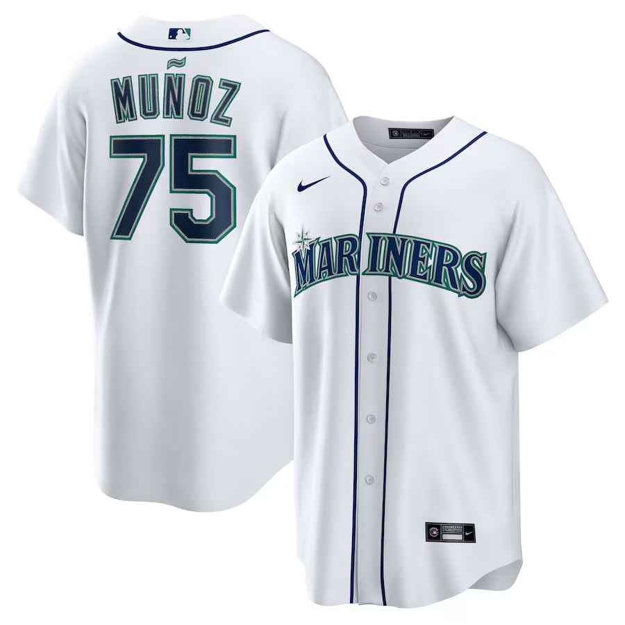 Andres Munoz Seattle Mariners Official MLB Nike Jersey white product image 1