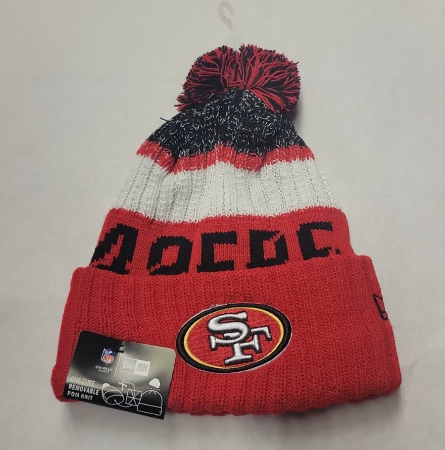 San Francisco 49ers NFL New Era winter Hat with Pom product image 1