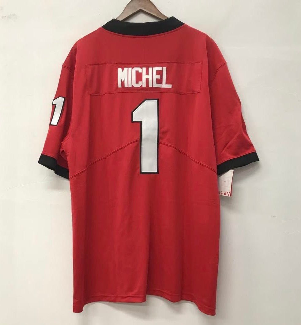 Sony Michel Georgia Bulldogs Official NCAA Nike Jersey red product image 1