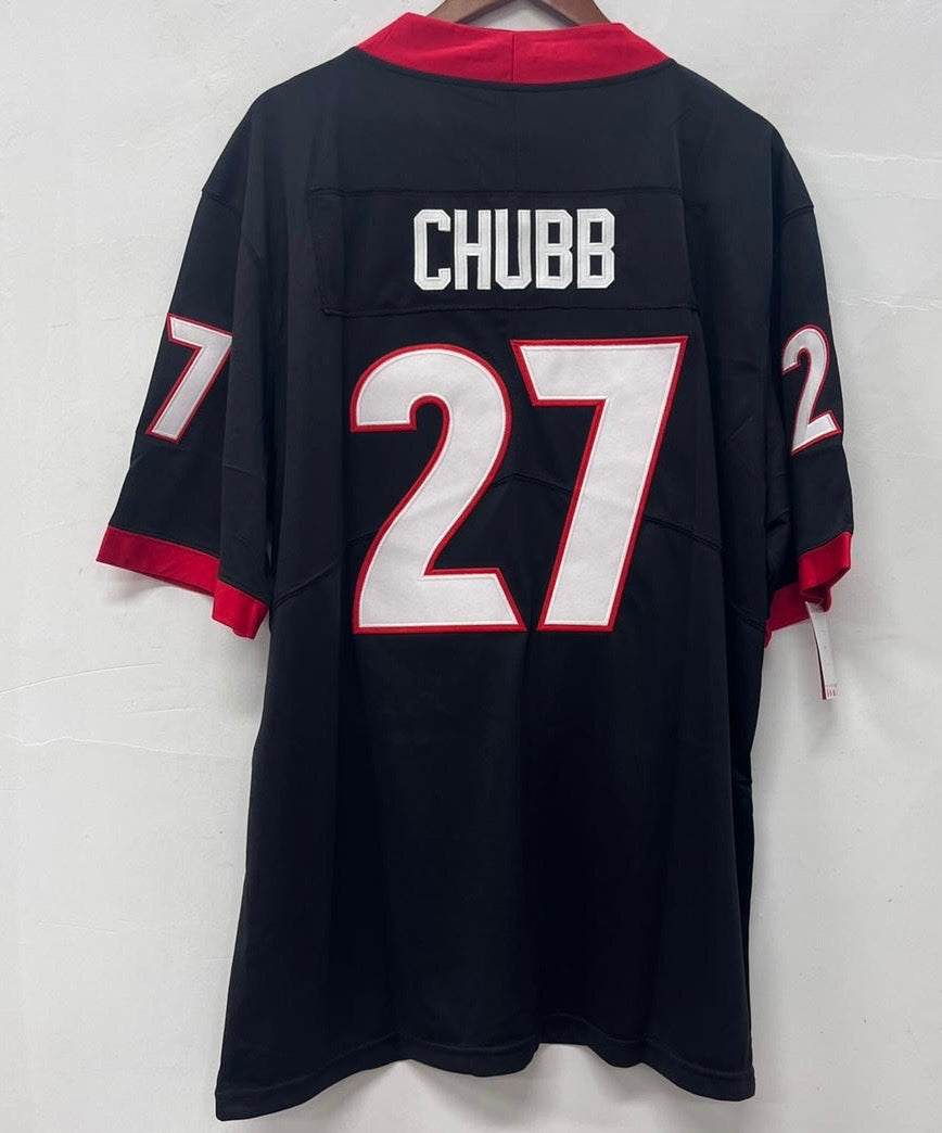 Nick Chubb Georgia Bulldogs Official NCAA Nike Jersey black product image 2