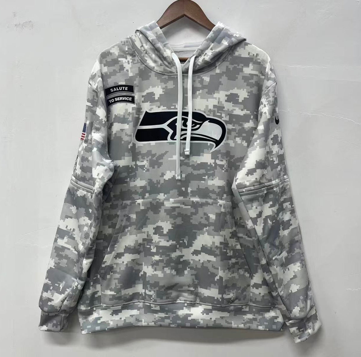 Seattle Seahawks 2024 Official Nike Salute to Service hoodie product image 1