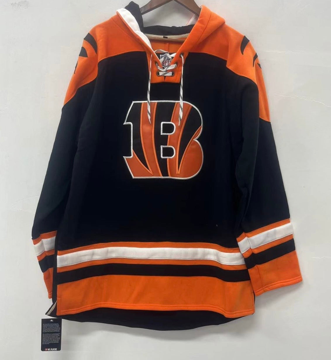 Cincinnati Bengals Official NFL Hockey style hoodie product image 1