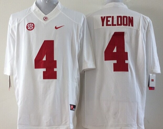 T. J. Yeldon Alabama Crimson Tide Jersey white product image 1