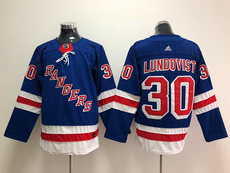 Henrik Lundqvist New York Rangers Official NHL Adidas Jersey product image 1