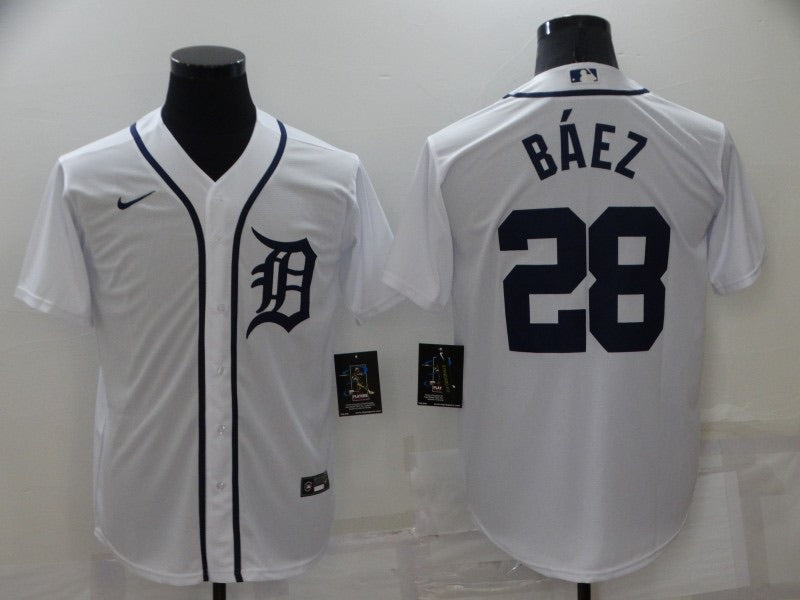 Javier Báez Detroit Tigers Official MLB Nike Jersey white product image 1