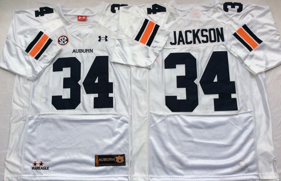 Bo Jackson Auburn Tigers Jersey White product image 1