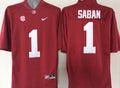 Nick Saban Alabama Crimson Tide Official NCAA Nike Jersey product image 1