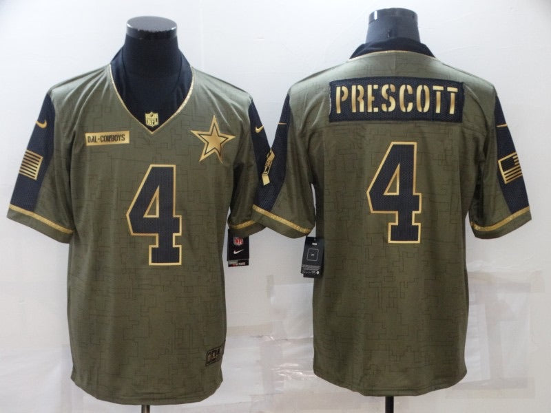 Dak Prescott Dallas Cowboys Official NFL Nike military product image 1