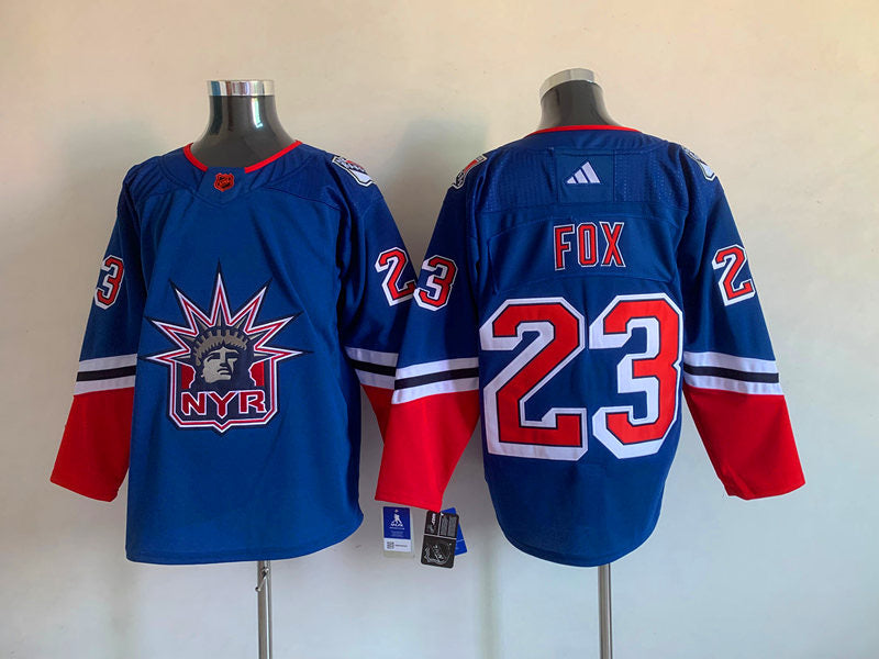 Adam Fox New York Rangers Official NHL Adidas Jersey Statue product image 1