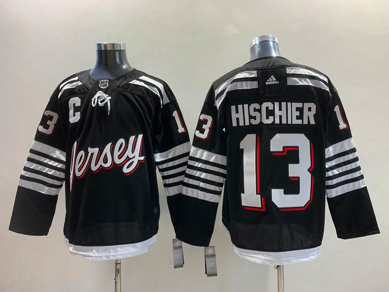Nico Hischier New Jersey Devils Official NHL Adidas Black product image 1
