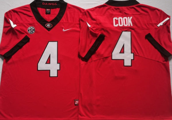 James Cook Georgia Bulldogs Official NCAA Nike Jersey product image 1